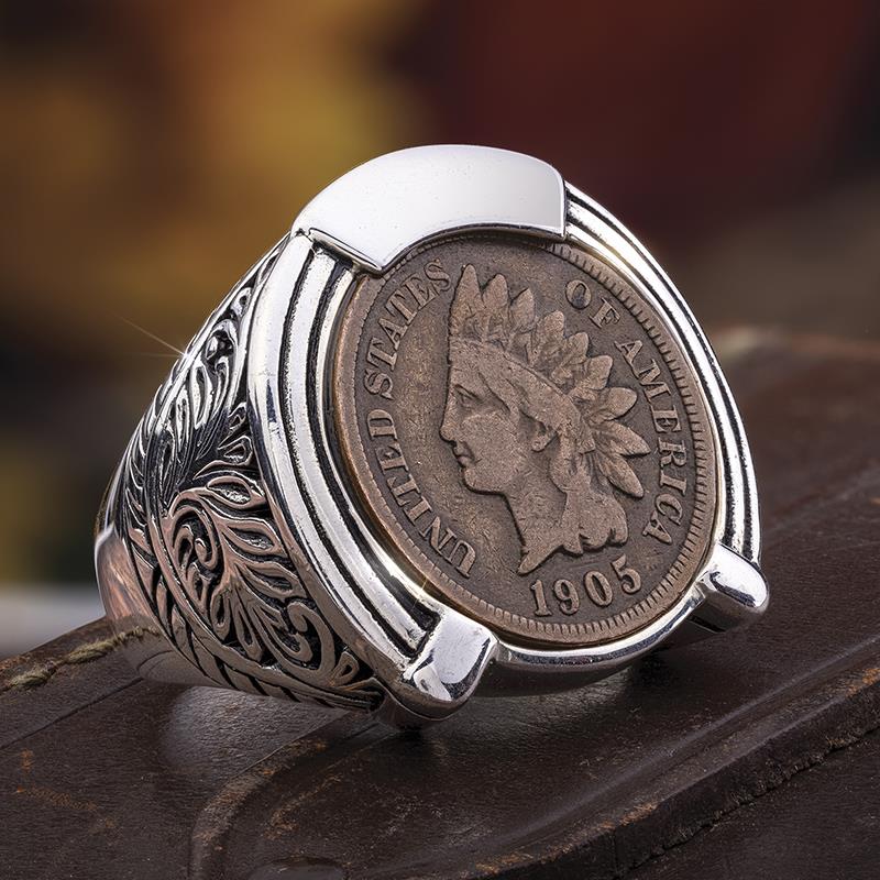 Men's Indian Head Ring